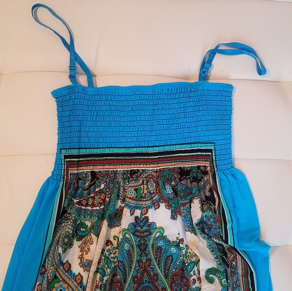 Blue lightweight dress - one size fits most - Picture 9 of 12